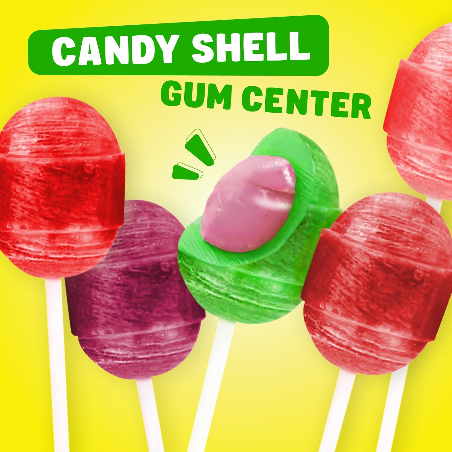 Charms Blow Pops Lollipops 1 Lb - Bulk Candies, Individually Wrapped (23 Pieces), Assorted Fruit Flavors, Hard Candy Shell & Che