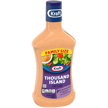 Kraft Thousand Island Dressing & Dip, 24-Ounce Plastic Bottles (Pack Of 3) Y