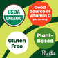 Pacific Foods Organic Unsweetened Almond Milk, Plant Based Milk, 32 Oz Carton