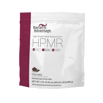 Bariatric Advantage High Protein Meal Replacement Drink Mix, 27g Protein, 45.43 oz, Chocolate Flavor, Whey Isolate, 28 Servings
