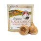 Black Garlic ''Organic American'' Whole Bulbs (2 per package) .Aged and Fermented 120 Days (Sold as a 2 Pak-4 Bulbs Total)