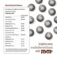 M&MS WORLD Silver Milk Chocolate Candy Bulk - 5lbs Resealable Pack for Party Favors, Candy Bars, Weddings, Graduations, Birthday