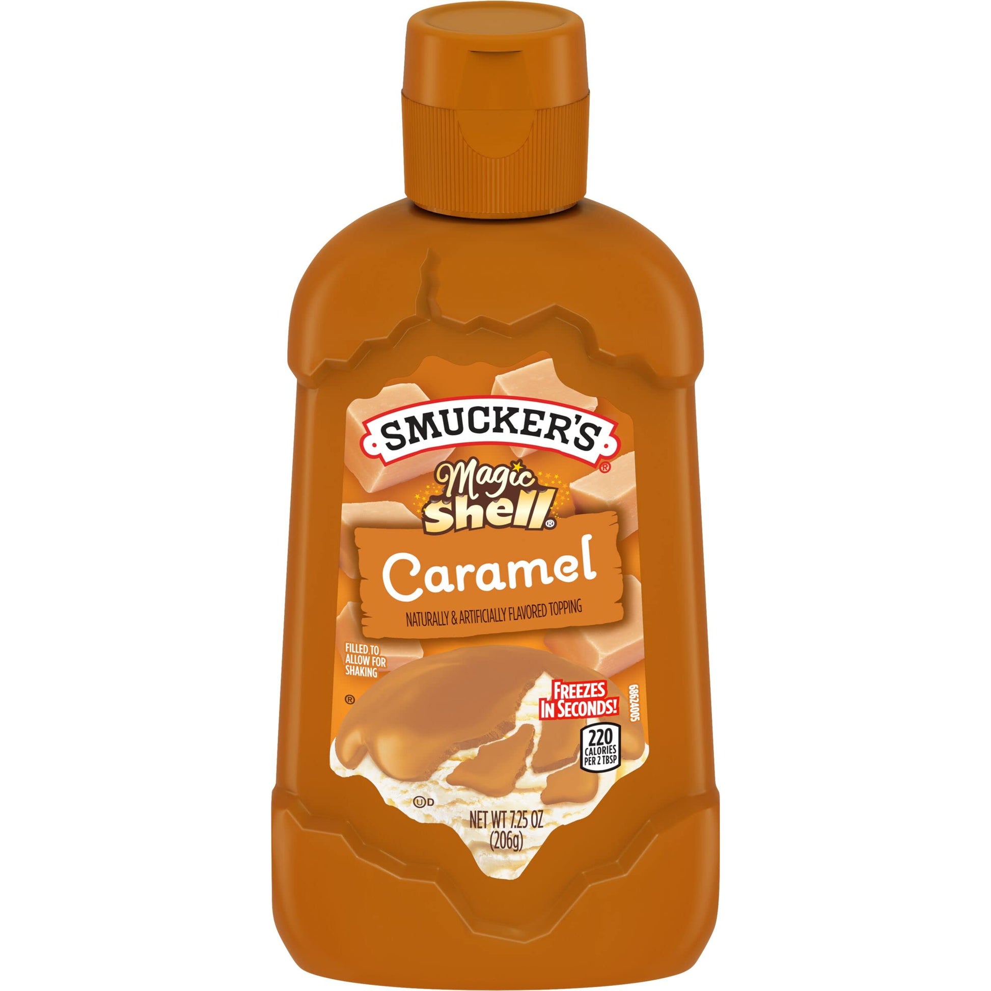 Smucker'S Magic Shell Caramel Flavored Topping, 7.25 Ounces (Pack Of 8)
