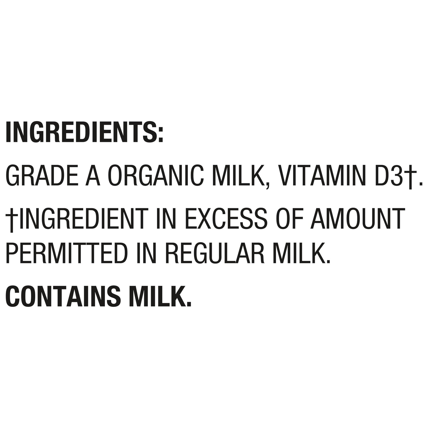 Horizon Organic High Vitamin D Whole Milk, Rich and Creamy High Vitamin D Milk, 64 fl oz Half Gallon Carton