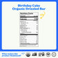 MadeGood Organic Chocolate Drizzled Birthday Cake Granola Bars (10 Count) 8.5 OZ