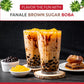 Fanale Brown Sugar Boba Tea Kit With Boba Pearls, Us Boba Co Tapioca Pearl Made In Usa 1 Pound, Brown Sugar Boba Milk Tea, Hand