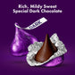 Dark Chocolate Kisses, 6Lb Pack Of Dark Chocolate Individually Wrapped, Ideal Purple Candy Bulk For Parties And Gatherings, Perf