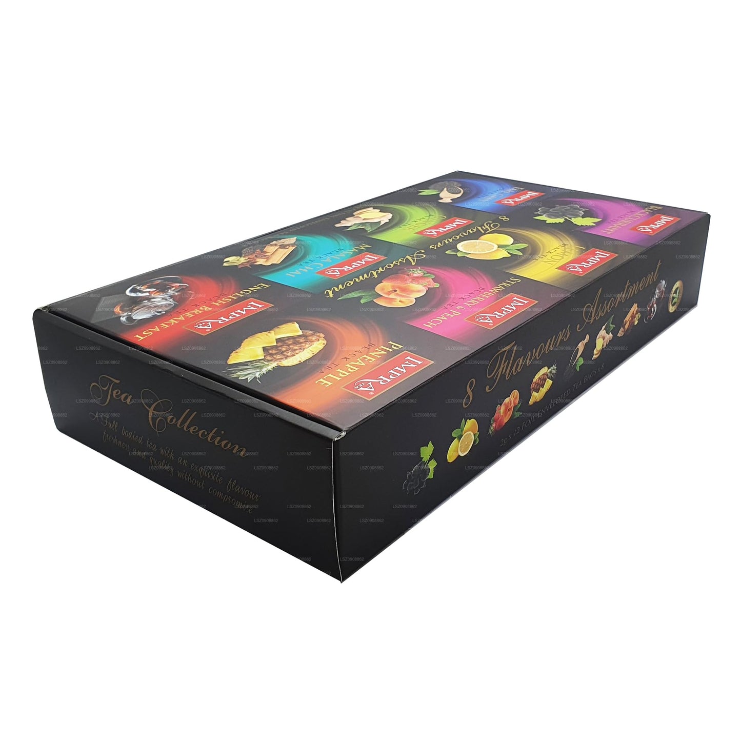 Impra Black Tea Collection Gift Pack 8 Flavors, 80-Count Tea Bags Per Order