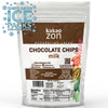 KakaoZon Milk Chocolate Coverture |Milk Chocolate Chips | Gluten-Free| Non-GMO | Free of most major allergens (contains dairy) |