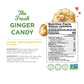 The Ginger People GIN GINS Lemon Ginger Chews - Natural Candy - 3 oz Bag - Pack of 1 - Individually Wrapped