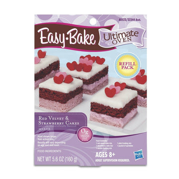 Easy-Bake Red Velvet & Strawberry Cakes Refill Pack 5.6 Oz