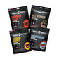 SAVAGE Bacon Jerky Variety - Sizzlin Maple  spirit-inspired flavor Glaze  Smokehouse  Sgt. Pepper (Pack of 4) - Gluten Free  High Protein  Low Calorie