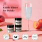 Bayep Shimmer White Edible Glitter for Drinks, 30g Luster Dust for Cake and Party Supplies
