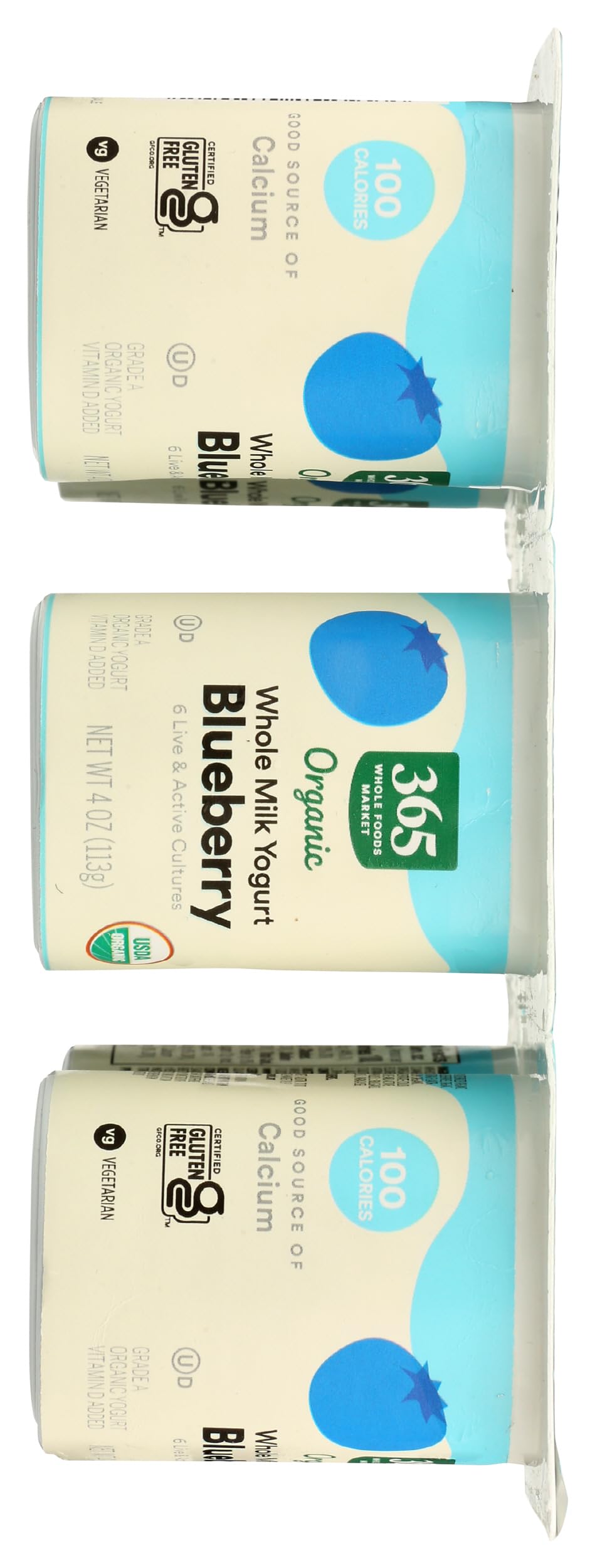365 Everyday Value OG Blueberry Whole Milk Yogurt, 24 oz