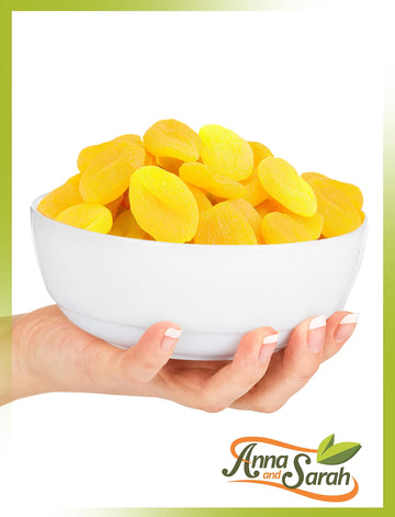 Anna And Sarah Dried Turkish Apricots In Resealable Bag, 5Lbs (1 Pack)
