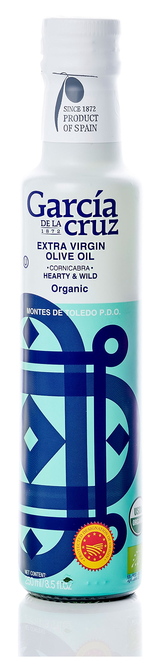 GARC  A DE LA CRUZ - Organic Extra Virgin Olive Oil, Variety Cornicabra, Single Varietal, Smooth Body, Balanced Flavour, Origin 