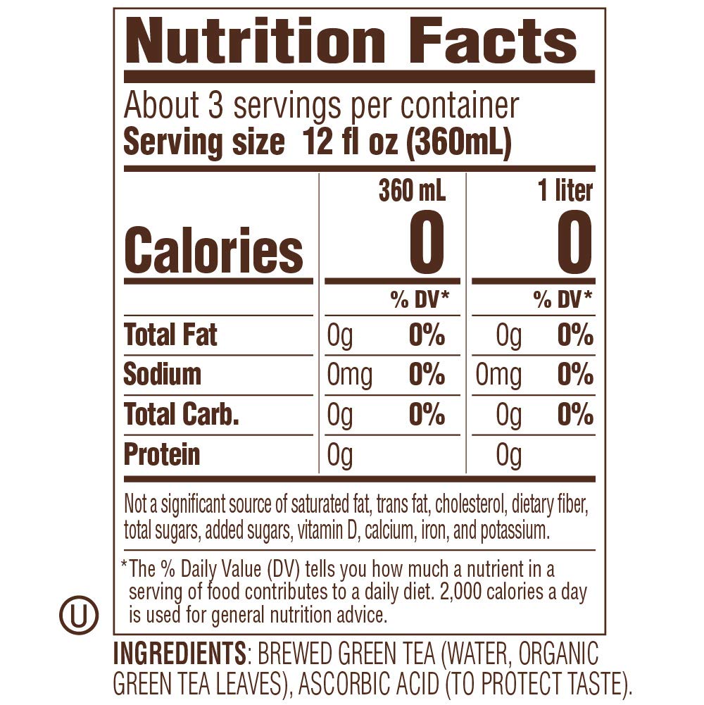 Tejava Origins Hojicha Green Iced Tea  12 Pack  1 Liter Glass Bottles  Unsweetened  USDA Organic  Non-GMO  Kosher  No Sugar or Sweeteners  Brewed in Small Batches