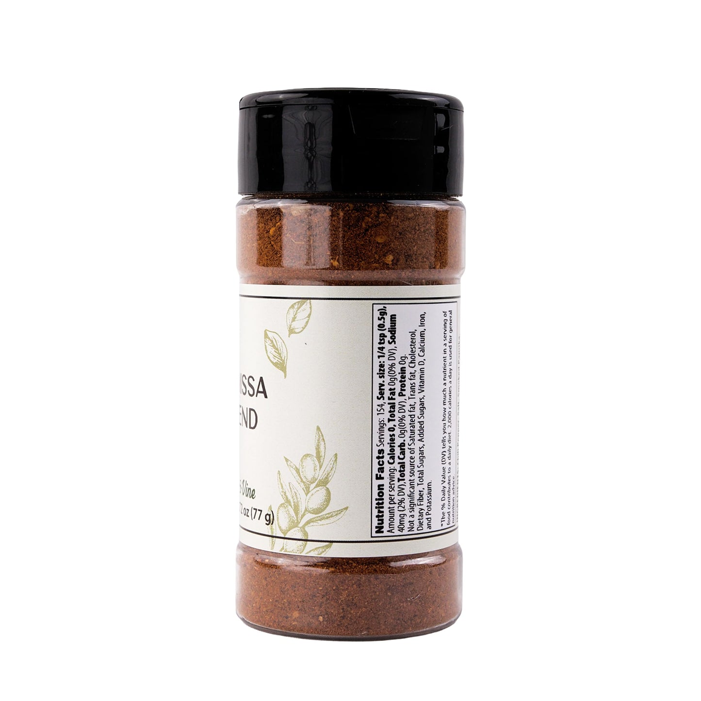 Olive & Vine Harissa Blend, Spicy Flavor, For Stews & Marinades, Rich Tradition, Authentic Taste, For Global Recipes (2.72 Ounce