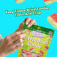 Freeze Dried Candy - 5 Flavors Variety Pack Crunchy Peach Rings, Watermelon, Puffs, Worms, Burger Candy - 1.7Oz Each, Sweet Trea