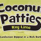 Key Lime Flavor Coconut Patties,Net Wt 12 Oz