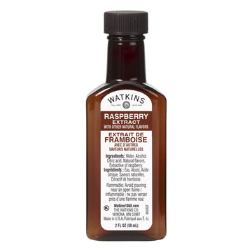 Watkins Raspberry Extract With Other Natural Flavors, 2 Oz. Bottles, Pack Of 6 (Packaging May Vary)