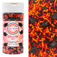 Mystic Sprinkles Graduation Day Sprinkles Mixes (Graduation Day! Black, Orange & Red Sprinkle Mix 3.8oz)