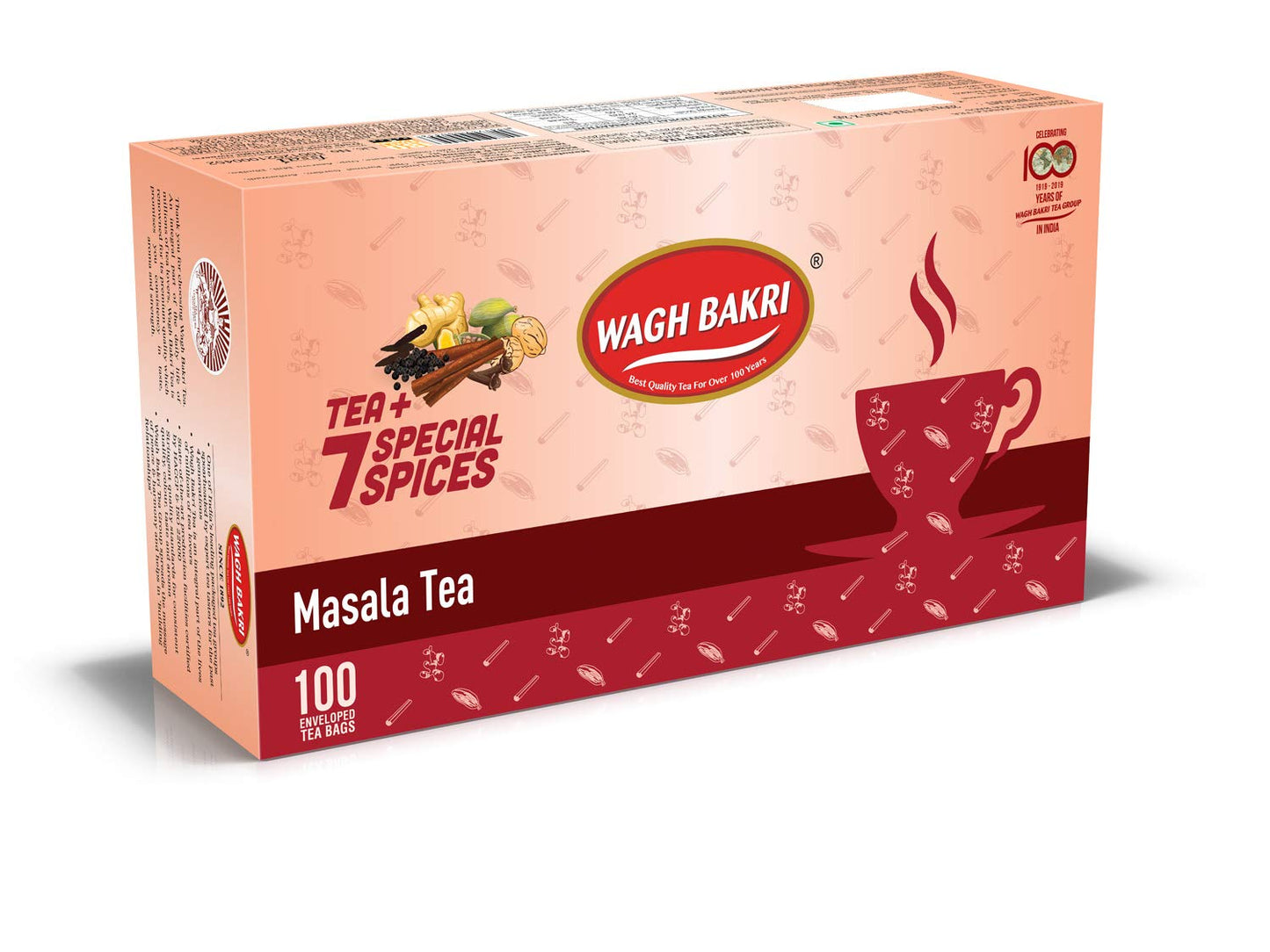 Wagh Bakri Masala Chai Tea Bags,200 Grams