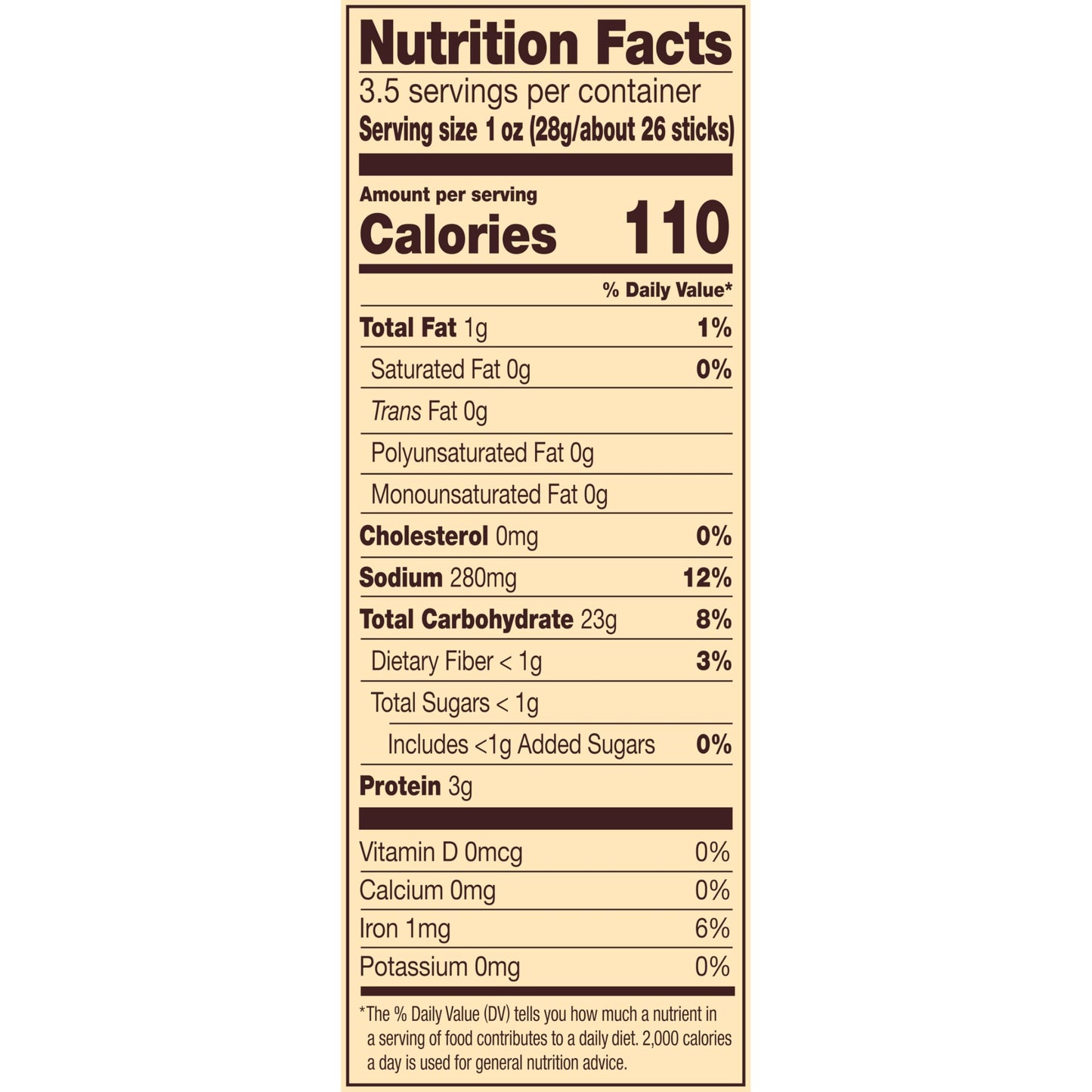 Snyder'S Of Hanover Pretzel Sticks, 3.5 Ounce (Pack Of 8)