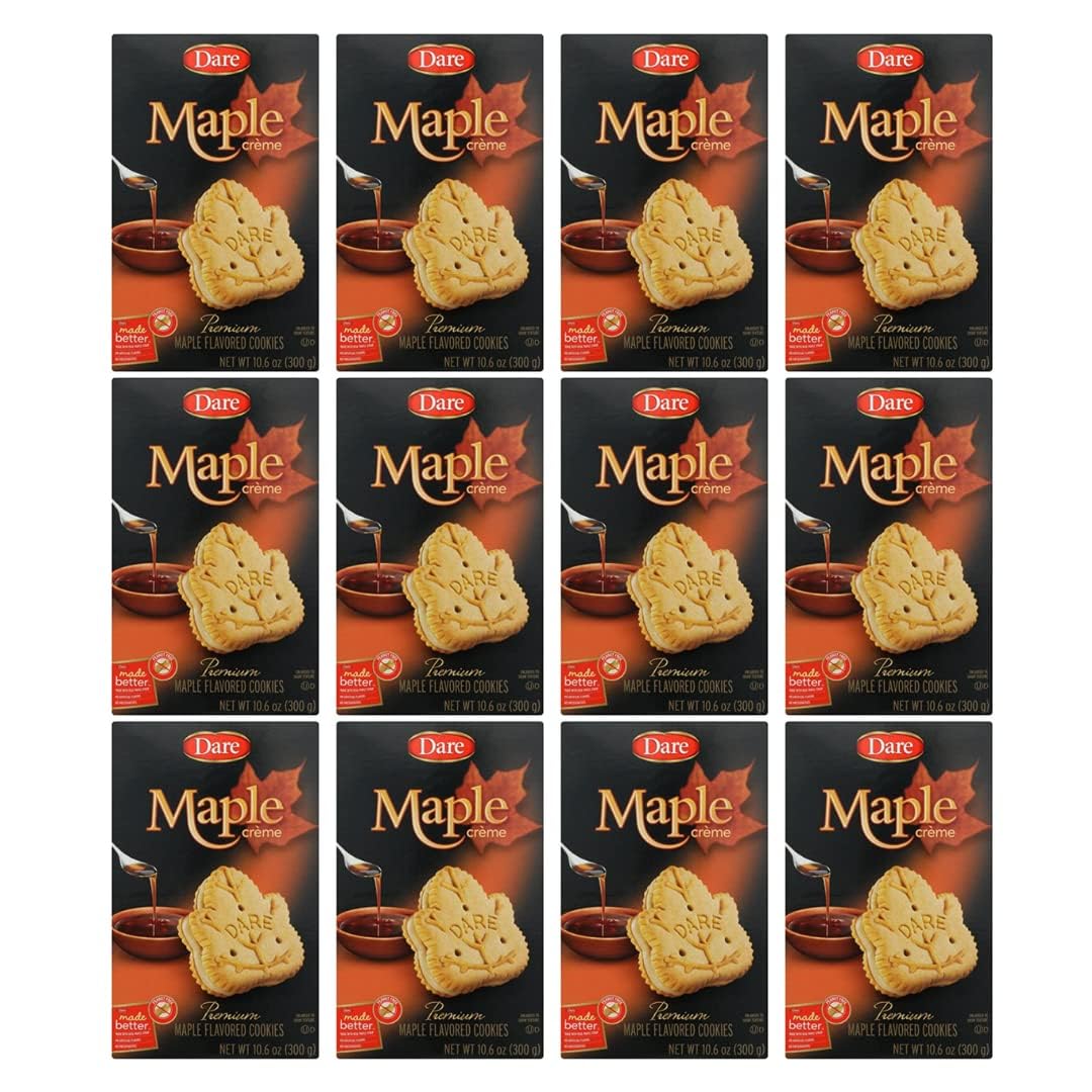 Dare Cookie Maple Creme (Pack Of 12)