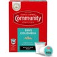 Community Coffee Colombia Altura Coffee Pods, Medium Dark Roast, 24 Count, Compatible with Keurig 2.0