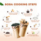 Us Boba Co Tapioca Pearl 3Lb (1Lb X 3) | Made In Usa | For Bubble Tea Milk Tea Coffee Shaved Ice Topping | 3 Lb Tap006-B X 3