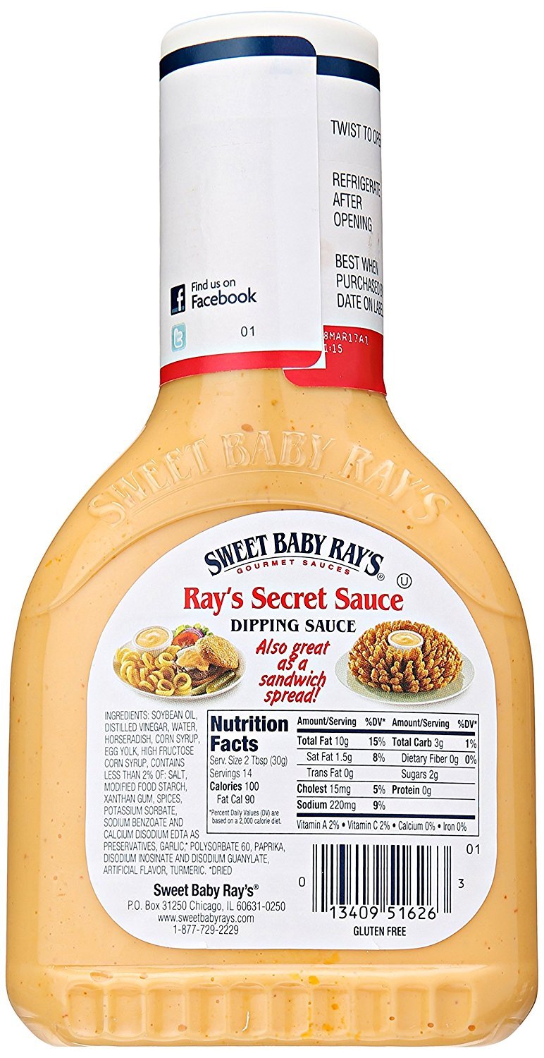 Sweet Baby Rays Secret Dipping Sauce 14Oz Bottle 2 Pack