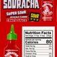 Alberts Souracha Liquid Sour Candy - Super Sour Cherry, 12 Pack, Christmas Stocking Stuffer