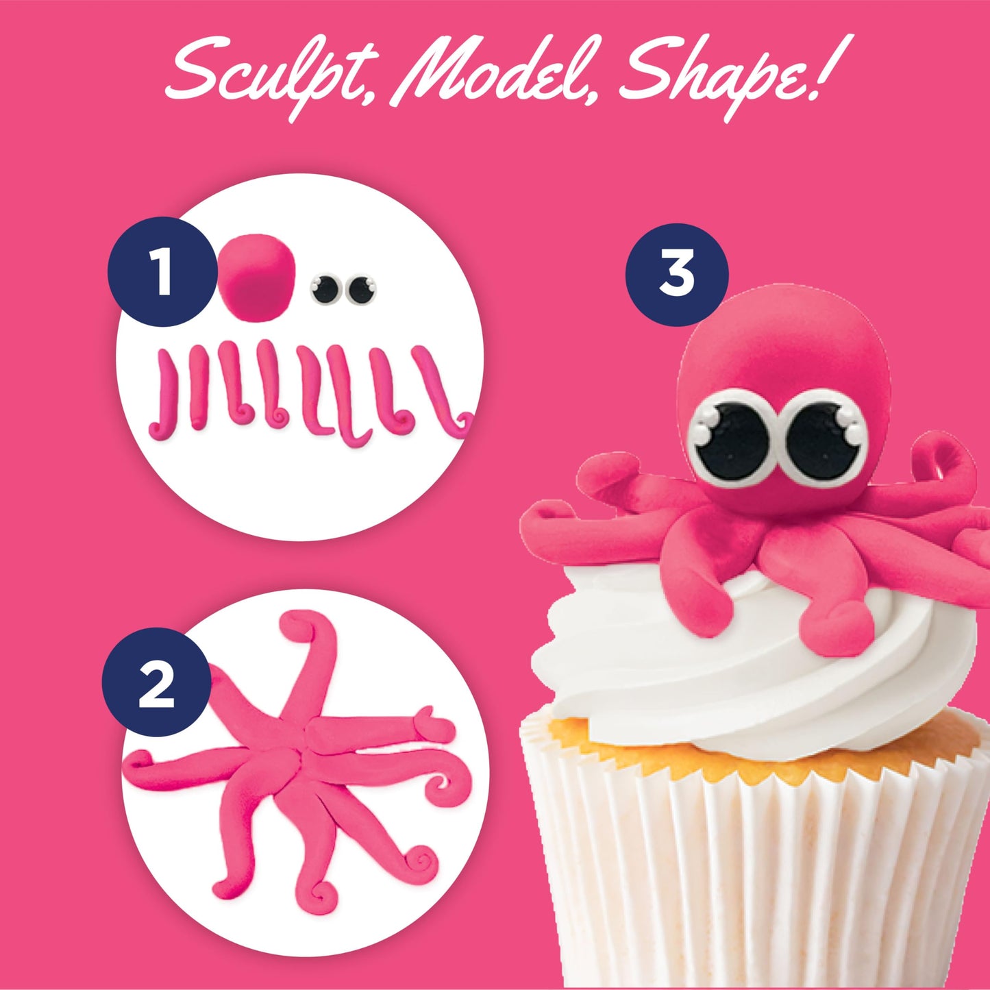 Satin Ice Chocopan Pink Modeling Chocolate (4 Ounce) For Cake Decorating