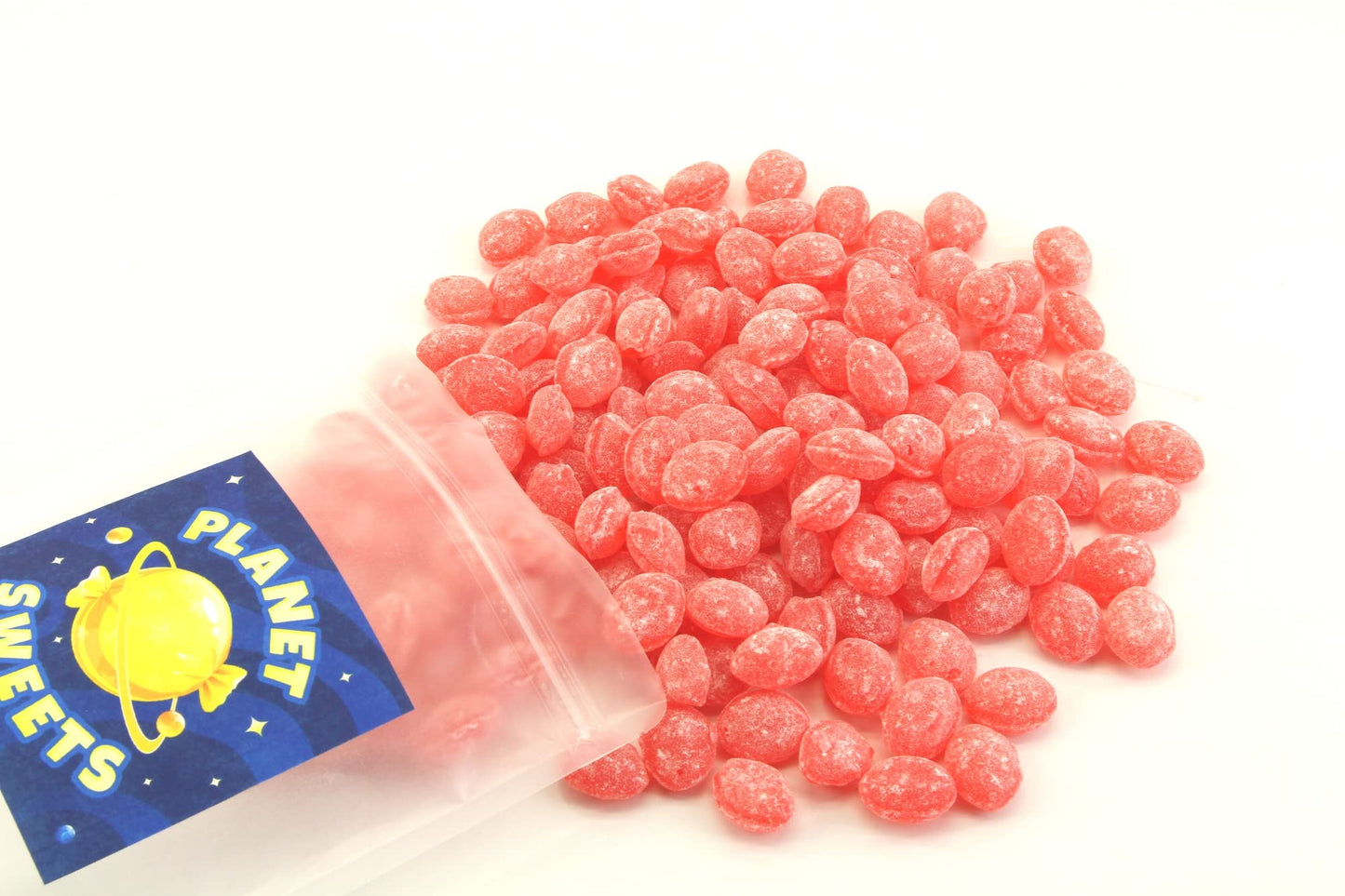 Planet Sweets Sanded Watermelon Hard Candy Drops - 1.5 Pounds - Old Fashioned Candies - Gluten Free