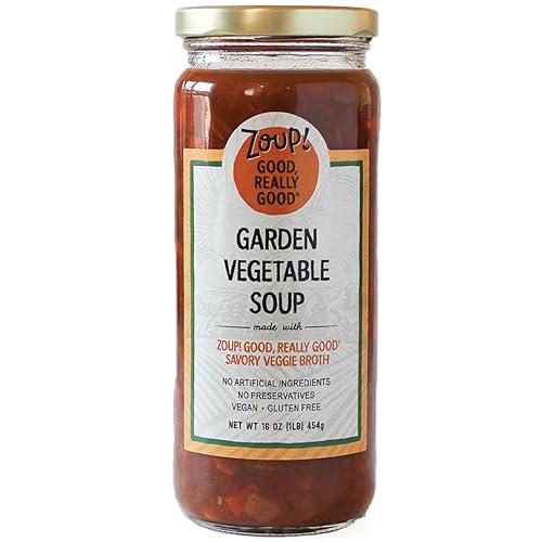 Garden Vegetable Soup By Zoup Good Really Gooda - No Artificial Ingredients No Preservatives Gluten Free Garden Vegetable Soup 1