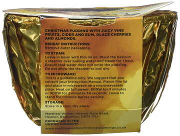 Matthew Walker elegant Christmas Pudding 400g (14.1oz) - White - Model 150457