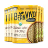 Beanvivo - Organic Coconut Curry Chickpeas Pack Of 6 (10 Oz Each) - Seasoned & Ready To Eat Plant Protein Vegan Gluten Free Micr