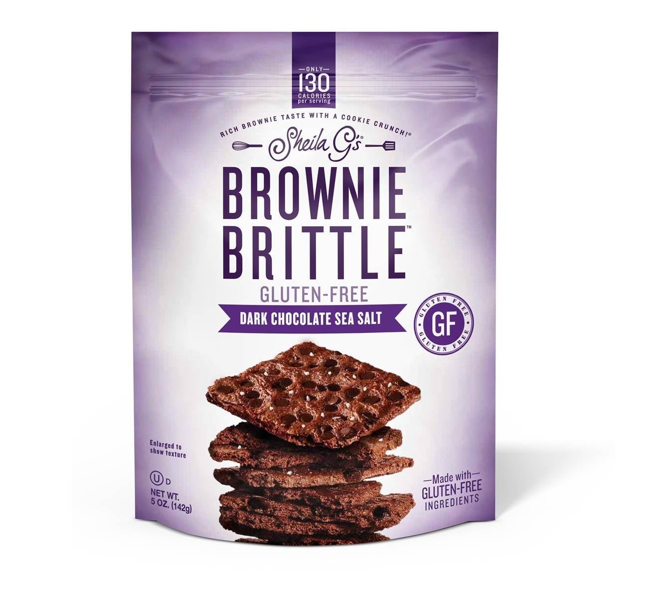 Sheila Gs Dark Chocolate Sea Salt Brownie Brittle 5 Oz
