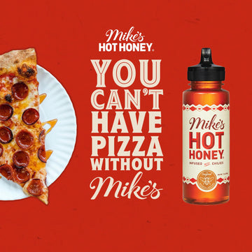 Mikes Hot Honey Spicy Honey with Chili Peppers, 10oz Bottle, 2 Pack, Gluten-Free, Paleo-Friendly, Certified Kosher