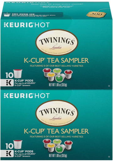 Twinings Tea Variety Sampler Keurig K-Cups, 20 Count