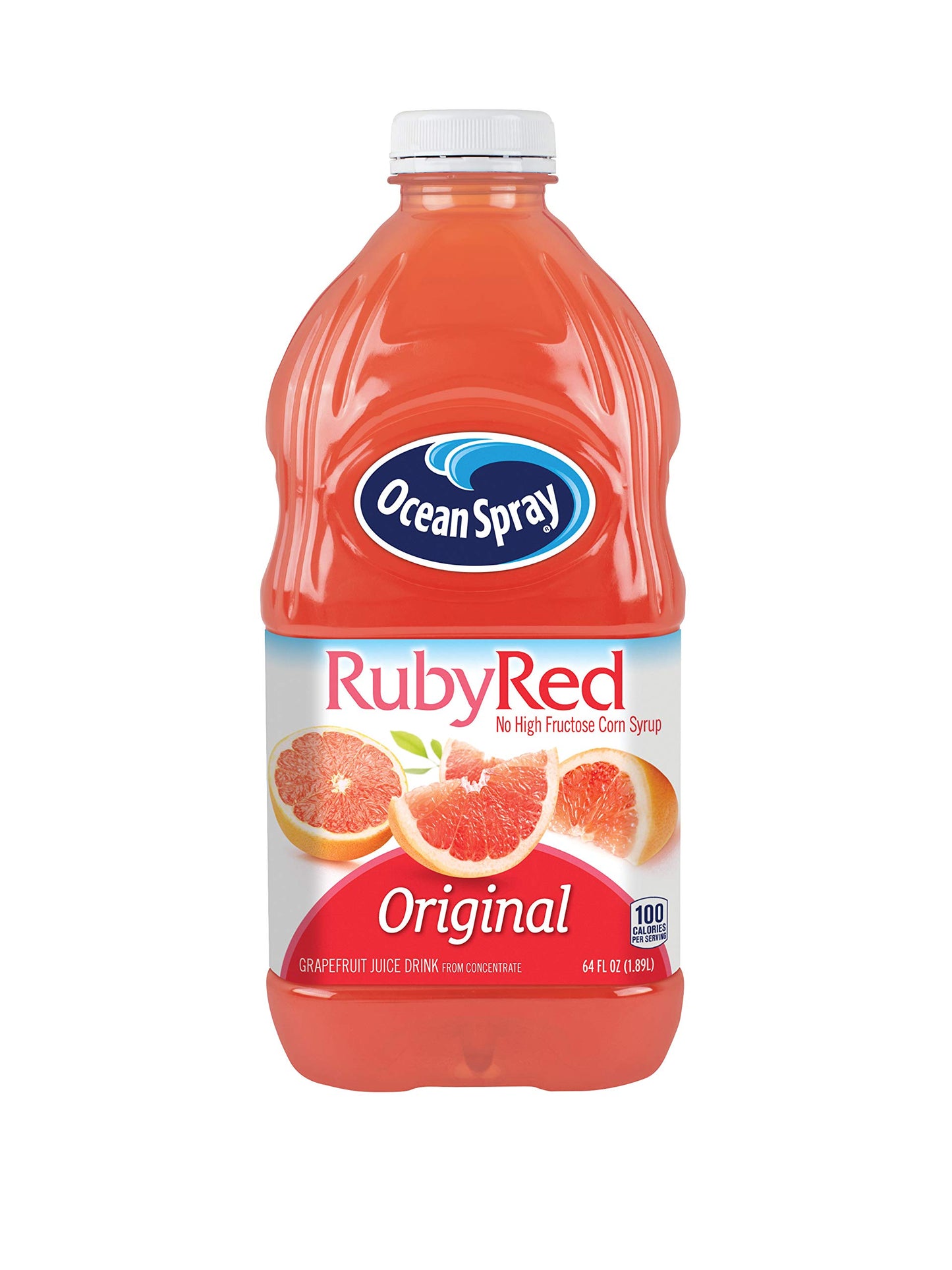 Ocean Spray Ruby Red Grapefruit Drink, 64-Ounce Bottles, Pack of 8