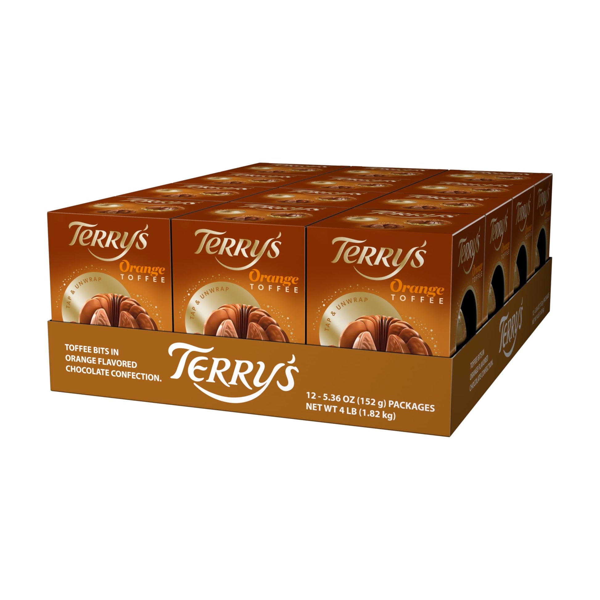 Terry's Chocolate Orange Multipacks (Toffee Chocolate, Pack of 12)