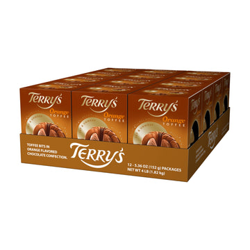 Terry's Chocolate Orange Multipacks (Toffee Chocolate, Pack of 12)