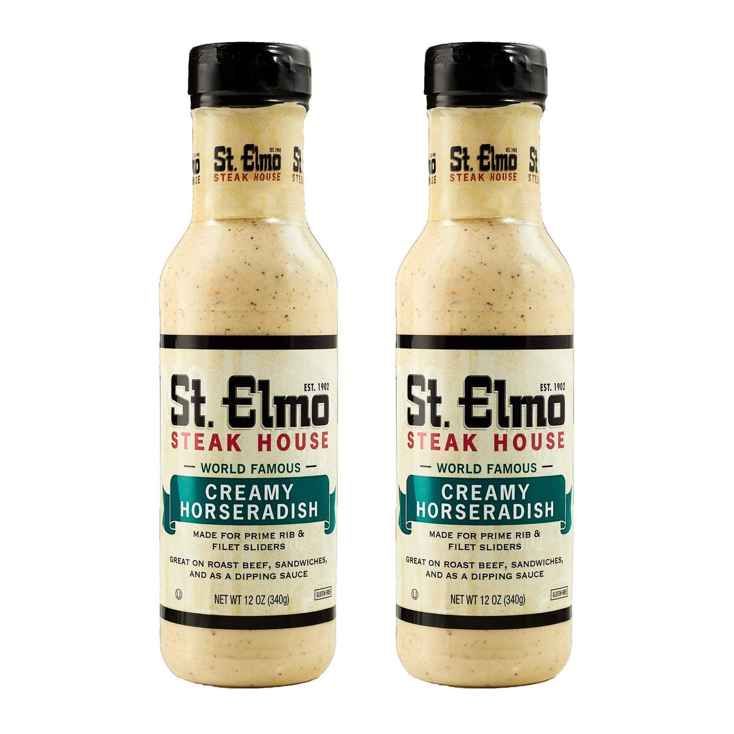 Steak House Creamy Horseradish, Great with Steaks and Other Meats (2 pack)