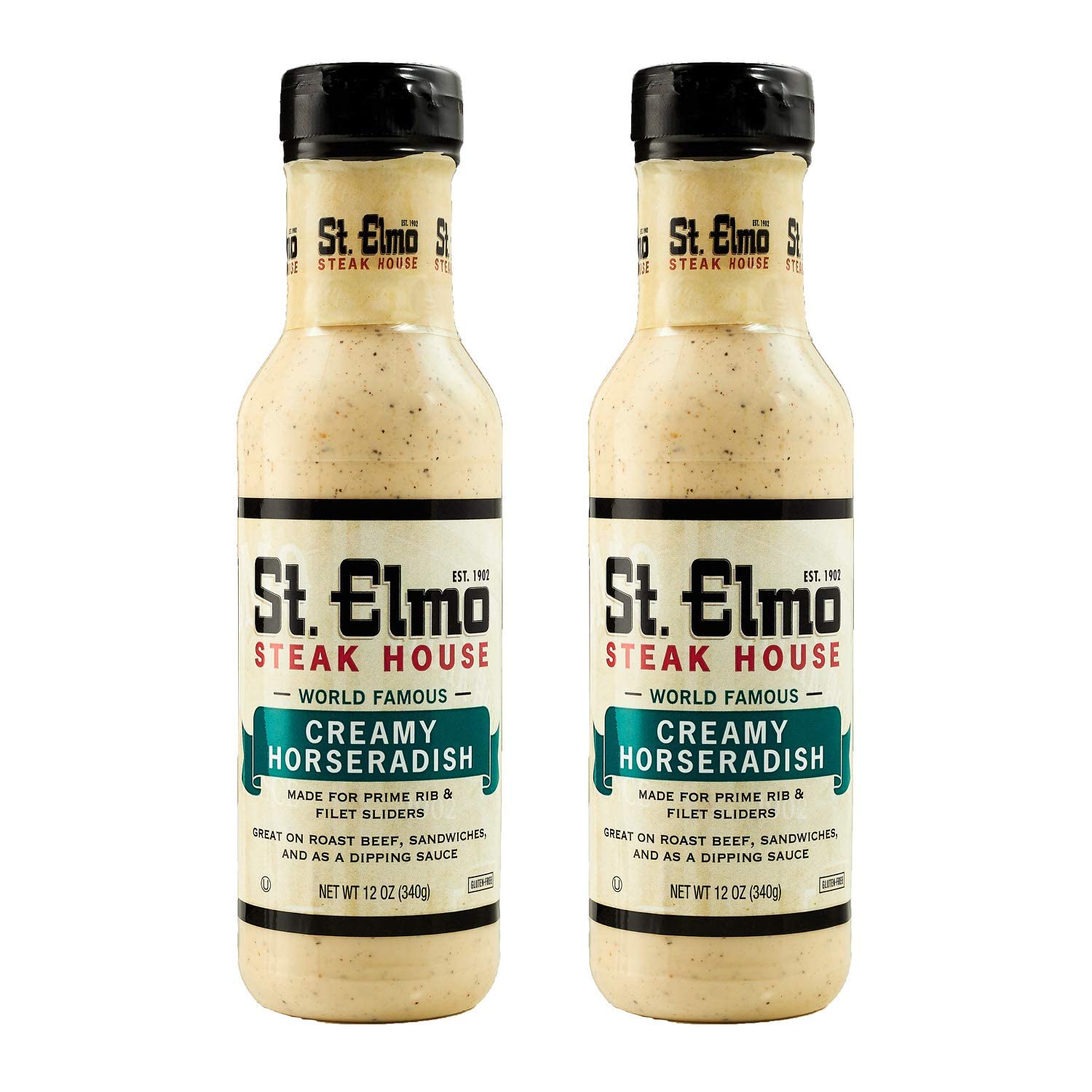 Steak House Creamy Horseradish, Great with Steaks and Other Meats (2 pack)