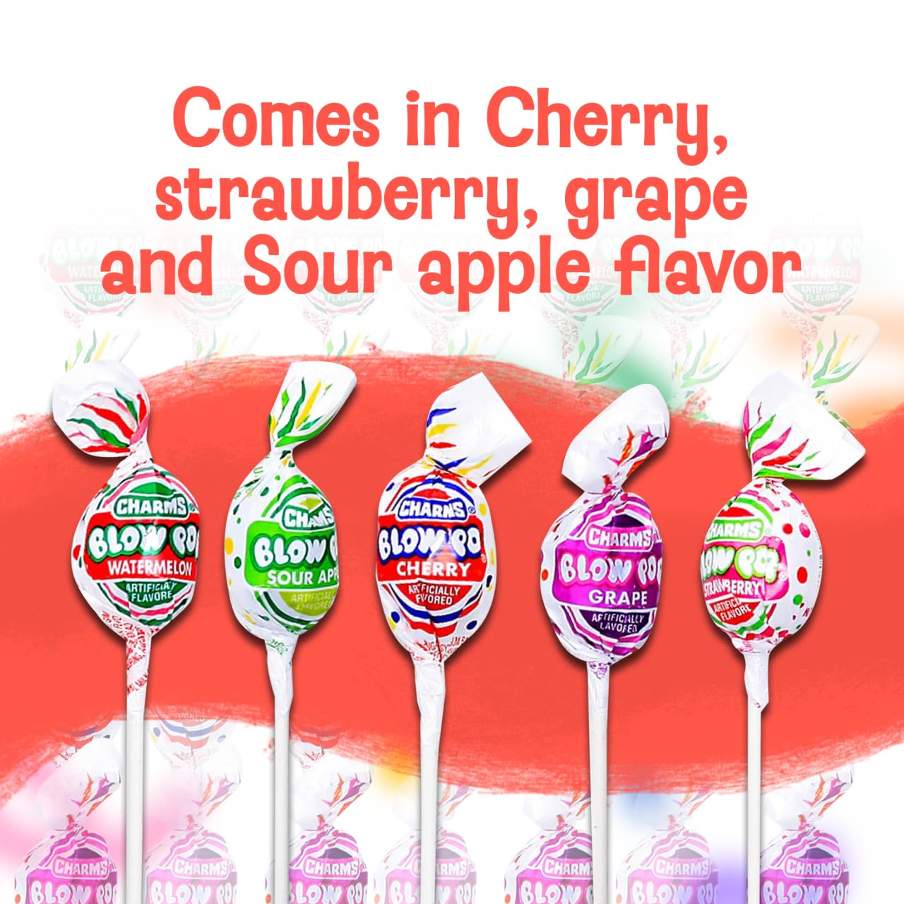 Cheri'S Kitchen Corner Blow Pops 2.5 Lbs With Lots Of Flavors Like Watermelon, Strawberry, Cherry, Grape, And Sour Apple! These