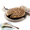 David's Cookies Marble Truffle Cake 10'' - No Sugar Added Pre-sliced 14 pcs. Creamy Cake, Fresh Bakery Dessert Great Gift Idea
