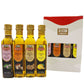 Olive Oil Gift Set, Gourmet Italian Tasting Set with Luxury Gift Box Included, White Truffle, Lemon, Porcini, Oregano Olive Oil'