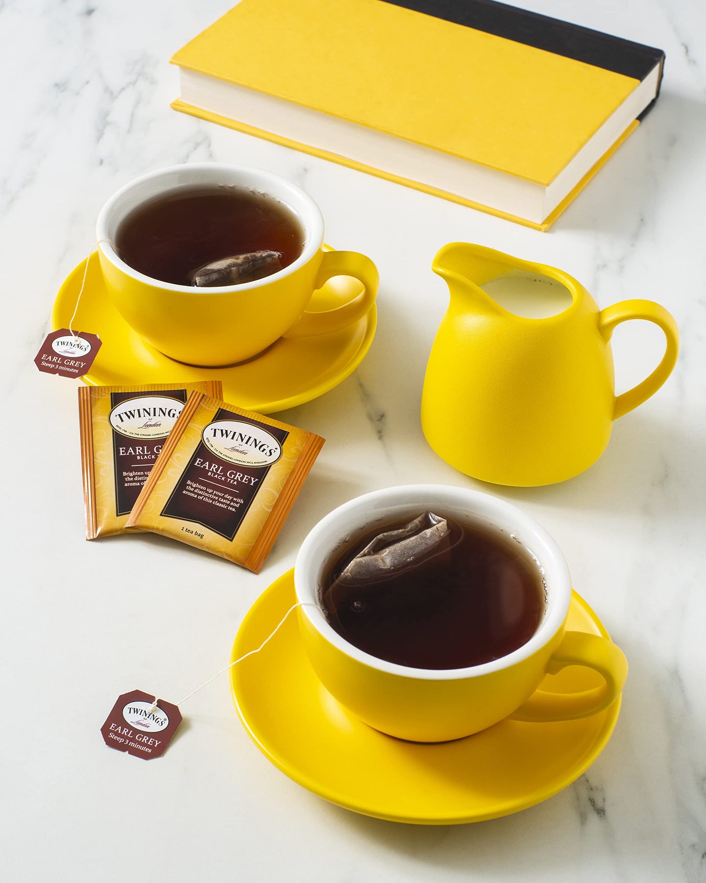 Twinings Earl Grey Individually Wrapped Tea Bags, 25 Count Pack Of 6, Caffeinated Black Tea With Citrus And Bergamot Flavour